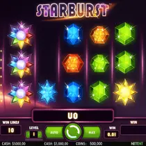 0xBet - Starburst Slot Game - NetEnt